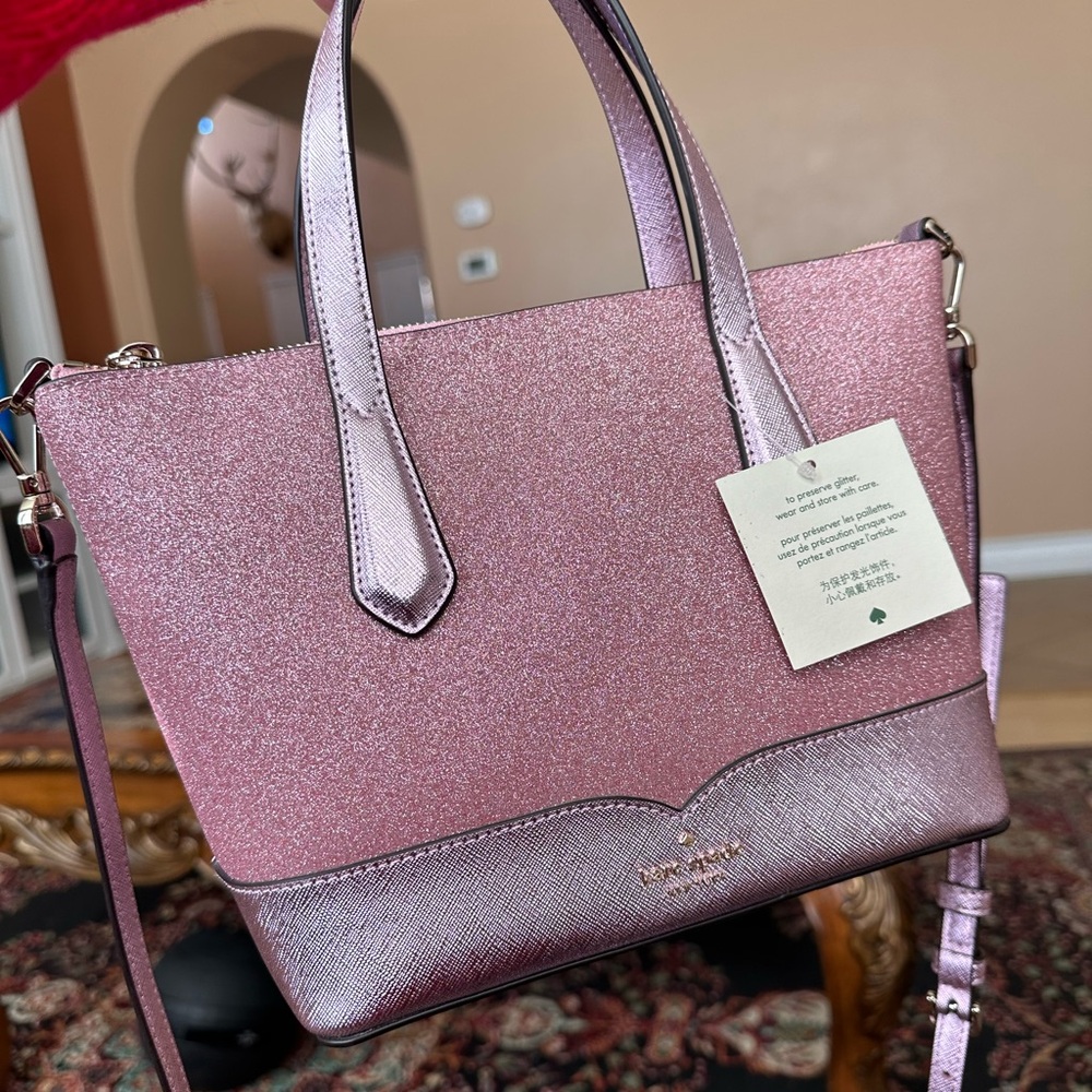 Authentic Kate Spade Lola Glitter Satchel - Picture 7 of 15